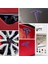 Tesla Model 3 Özel Kesim Logo Seti - Direksiyon Ön Arka Jantlar ve Sensörler Için 9'lu Tesla Logo Sticker Seri 1