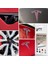 Tesla Model 3 Özel Kesim Logo Seti - Direksiyon Ön Arka Jantlar ve Sensörler Için 9'lu Tesla Logo Sticker Seri 1