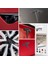 Tesla Model 3 Özel Kesim Logo Seti - Direksiyon Ön Arka Jantlar ve Sensörler Için 9'lu Tesla Logo Sticker Seri 1