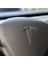 Tesla Model 3 Özel Kesim Logo Seti - Direksiyon Ön Arka Jantlar ve Sensörler Için 9'lu Tesla Logo Sticker Seri 3