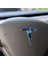 Tesla Model 3 Özel Kesim Logo Seti - Direksiyon Ön Arka Jantlar ve Sensörler Için 9'lu Tesla Logo Sticker Seri 4