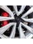 Tesla Model 3 Özel Kesim Logo Seti - Direksiyon Ön Arka Jantlar ve Sensörler Için 9'lu Tesla Logo Sticker Seri 5