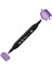 Twin Çift Uçlu Marker Kalemi P81 Deep Violet 1