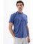 Erkek Kısa Kollu Regular Fit Keten Gömlek Y25485116601 5