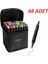 Touch Marker Art Çift Uçlu 48 Adet Kalem Seti Çantalı Premium Keçeli Boyama Kalemi 1