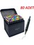 Touch Marker Art Çift Uçlu 80 Adet Kalem Seti Çantalı Premium Keçeli Boyama Kalemi 1