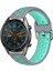 Huawei Watch Gt 3 46MM Çift Renkli Esnek Delikli Silikon Kordon KRD10 1