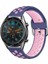 Huawei Watch Gt 3 46MM Çift Renkli Esnek Delikli Silikon Kordon KRD10 1