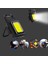 Mini 30 Ledli Mıknatıslı Anahtarlık Flash Kamp Lambası Askılı Kapak Açacaklı Şarjlı Fener 5