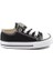 Unisex Günlük Keten Rahat Siyah Bebek&çocuk Sneaker Bağcıklı Kısa Convers Modeli Spor Ayakkabı 2