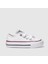 Unisex Günlük Keten Rahat Beyaz Bebek&çocuk Sneaker Bağcıklı Kısa Convers Modeli Spor Ayakkabı 2