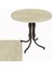 Buket Werzalit Yuvarlak Esb Mutfak Masası 80CM - Golden Marble 1