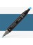Touch Twin Marker Pen : Çift Uçlu Marker Kalemi : Peacock Blue : B263 1