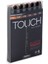 Touch Twin Marker Pen : Çift Uçlu Marker Kalemi : 6lı Set Ahşap Renkleri 1