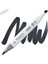 Touch Twın Brush Pen : Çift Taraflı Marker : 120 Black 1