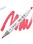 Touch Twın Brush Pen : Çift Taraflı Marker : F121 Fluorescent Coral Red 1