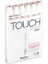 Touch Twın Brush Pen : Çift Taraflı Marker Seti : 6'lı Ten Renkleri B 1