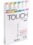 Touch Twın Brush Pen : Çift Taraflı Marker Seti : 6'lı Pastel Renkleri 1
