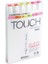 Touch Twın Brush Pen : Çift Taraflı Marker Seti : 6'lı Florasan Renkler 1