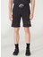 Siyah Erkek Sweat Şort FM23S02EFBLACK 3