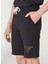 Siyah Erkek Sweat Şort FM23S02EFBLACK 5