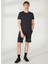 Bisiklet Yaka Siyah Erkek T-Shirt FM23S07TGBLACK 2