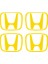 Honda S2000 Pilot Crz Oem Için Jant Logosu Sticker Set Logo :2.5 Inch 6.34 cm / Jant Kapak Çapı: 3 Inch 2