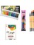 Akrilik Boya Seti 12ML Tüp x 12 Renk + Vox 300GR A5 Defter + Pebeo 4'lü Fırça Seti 1