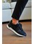 Parmenion Model Hakiki Deri Erkek Siyah Sneaker 3