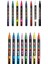 Posca Marker Kalemi Pc-3m (0.9-1.3mm) Simli Renkler ve Ana Renkler 16'lı Set 1