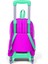 Kids Su Yeşili Pembe Kedi Desenli Çekçekli 3’lü Okul Çanta Seti SET0123907 5