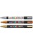 Posca Marker Kalem Pc-3m 0.9-1.3 mm Metalik Renkler 3'lü Set 1
