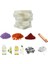 Soya Wax Başlangıç Mum Yapım Seti-5, Mor-Turuncu-Kirmizi Mum Boyası- Vanilya ve Yasemin Esansı 1