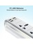 Priz Power Strip 8in1 3 Adet USB 1 Adet Type-C ve 4 Adet Priz Dönüştürücü 2m - Beyaz 3