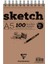 Esquisse Blanc Sketch 90GR Beyaz Spiralli Çizim Blok 100 Sayfa A5 (14.8X21CM) 1
