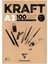 Kraft 90GR Çok Amaçlı Resim Blok 100 Sayfa A3 (29.7X42CM) 1