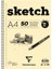 Esquisse Ivory Sketch 90GR Spiralli Çizim Blok 50 Sayfa A4 (21X29.7CM) (Uzun Kenar Spiral) 1