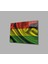Eliza Home Dalgalanan Bolivya Bayrağı Cam Tablo Waving Bolivian Flag 1