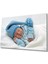 Eliza Home Mavi Şpkalı Uyuyan Bebek Cam Tablo 1