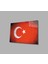 Eliza Home Türk Bayrağı Cam Tablo Turkish Flag 1