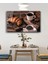 Eliza Home Kruvasan Kahve Cam Tablo Croissant Coffee 2