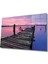 Eliza Home Gün Batımı Iskele Cam Tablo Sunset Pier 1