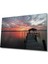 Eliza Home Gün Batımı Iskele Cam Tablo Sunset Pier Table 1