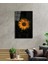 Eliza Home Sarı Ayçiçek Cam Tablo Yellow 2