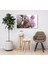 Eliza Home Pembe Güller Cam Tablo 2