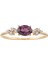 Pırlanta ve Oval Pembe Radolite Taşlı Yüzük 0417R0230 2