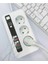 H-03 Üçlü Priz 5 USB Portlu Akım Korumalı 2500W On/off Düğmeli 2 Metre Uzatma Kablolu 3'lü Priz 4