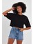 Kadın Basic Oversize Crop 1
