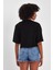 Kadın Basic Oversize Crop 2