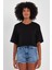 Kadın Basic Oversize Crop 3